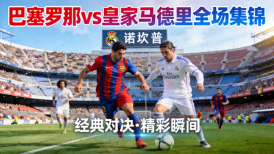 巴塞罗那对阵皇家马德里全场集锦封面图